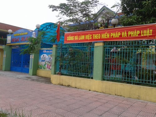 Trường mầm non Hoa Mai với các hoạt động tuyên truyền hưởng ứng ngày pháp luật nước Cộng hòa xã hội chủ nghĩa Việt Nam năm 2016